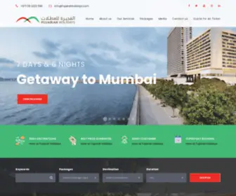 Fujairahholidays.com(Home) Screenshot