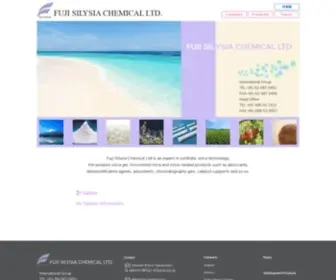 Fuji-Silysia.co.jp(富士シリシア化学株式会社) Screenshot