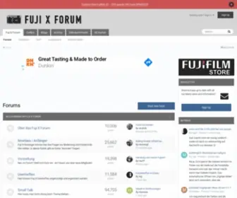 Fuji-X-Forum.de(Fuji X Forum) Screenshot