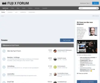 Fuji-X100-Forum.de(Fuji X Forum) Screenshot