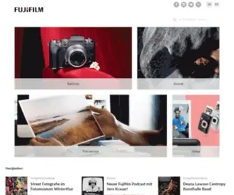 Fuji.ch(FUJIFILM Schweiz) Screenshot