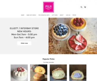 Fujibakeryinc.com(Fuji Bakery) Screenshot