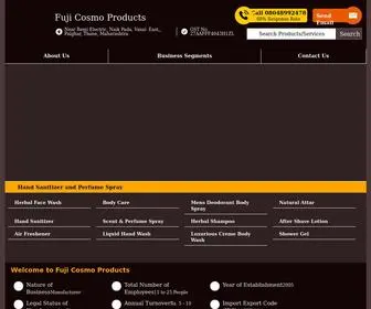 Fujicosmo.in(Fuji Cosmo Products) Screenshot