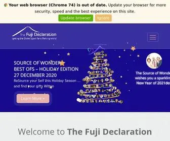 Fujideclaration.org(The Fuji Declaration) Screenshot