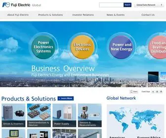 Fujielectric.com(Fuji Electric Global) Screenshot