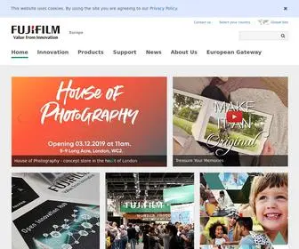 Fujifilm.eu(Fujifilm Europe) Screenshot