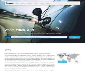 Fujikura-Automotive.com(Fujikura Automotive Europe) Screenshot