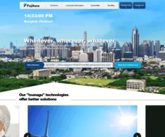 Fujikura.com(Fujikura Global) Screenshot