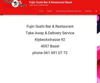 Fujinsushi.ch(Fujin Sushi Restaurant) Screenshot