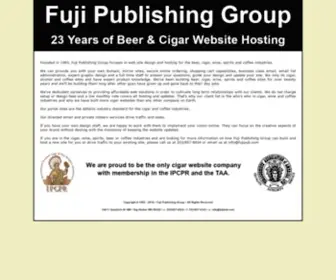 Fujipub.com(The World's Leader in Cigar Website Design and Hosting) Screenshot