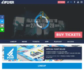 Fujirock-Iflyer.com(Fujirock Iflyer) Screenshot