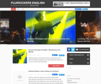 Fujirock.com(Fujirockers English) Screenshot