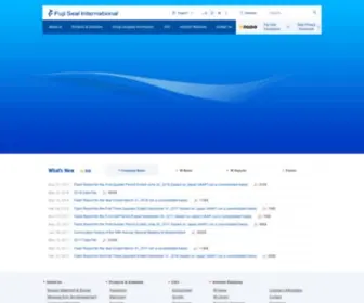 Fujiseal.com(The top page of Fuji Seal International's web site. Fuji Seal Group) Screenshot