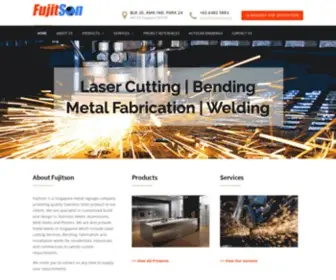 Fujitson.com.sg(Customised Metal Works) Screenshot