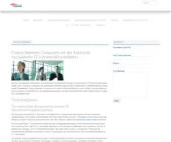 Fujitsu-Siemens.ch(Fujitsu Siemens Computers ist der führende europäische IT) Screenshot