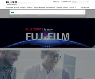 Fujixerox.com.au(Business printer company) Screenshot