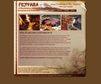 Fujiyamaaugusta.com(Japanese food restaurants near me) Screenshot