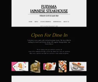 Fujiyamabrooksville.com(Japanese Steakhouse) Screenshot