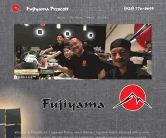 Fujiyamaprescott.com(Restaurant Pro) Screenshot