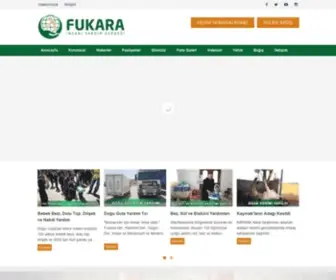 Fukarader.org.tr(Fukara-Der | İnsani Yardım Derneği) Screenshot