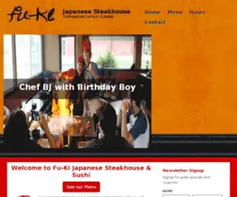 Fukisteakhouse.com(Fu-Ki Japanese Steakhouse & Sushi Bar) Screenshot