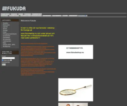 Fukudasports.se(Fukudasports) Screenshot