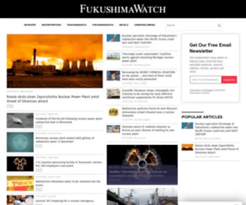 Fukushimawatch.com(Fukushima Watch Com) Screenshot