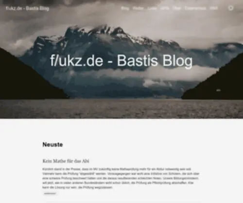Fukz.de(Bastis Blog) Screenshot