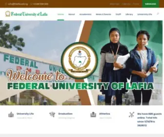 Fulafia.edu.ng(Federal University of Lafia (FULafia)) Screenshot