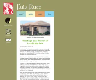 Fulaflute.net(Fula Flute) Screenshot