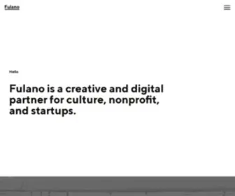 Fulanoinc.com(A Digital Design Studio) Screenshot