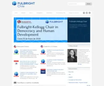 Fulbright.cl(Fulbright Chile) Screenshot