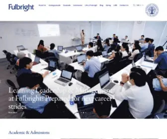 Fulbright.edu.vn(Fulbright University Vietnam) Screenshot