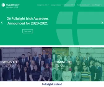 Fulbright.ie(Home) Screenshot