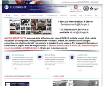 Fulbright.it(Italy Fulbright Commission) Screenshot