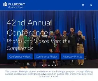 Fulbright.org(Fulbright Alumni Association) Screenshot