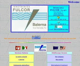 Fulcor.com(IDROTECNICA FULCOR S.a g.l) Screenshot