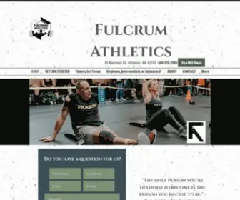 Fulcrumathletics.net(Fulcrum Athletics includes functional training with) Screenshot