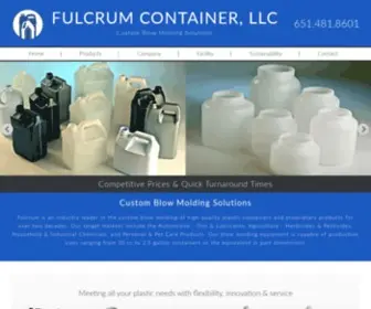 Fulcruminc.com(Custom Blow Molding Solutions) Screenshot