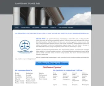 Fuldlawoffices.com(The Law Office of Elliot H. Fuld) Screenshot