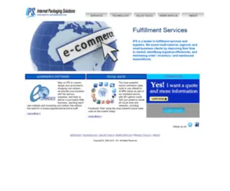 Fulfillmentservices.com(Internet Packaging Solutions (iPS)) Screenshot