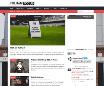Fulhamfocus.com(Fulham Focus) Screenshot