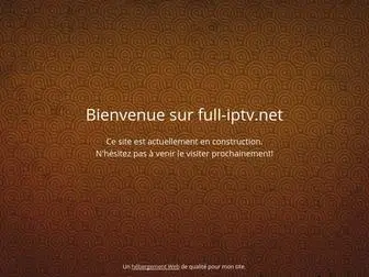 Full-IPTV.net(Bienvenue sur) Screenshot