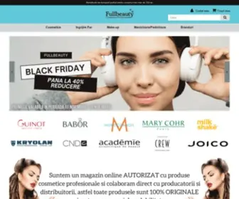 Fullbeauty.ro(Cosmetice profesionale) Screenshot