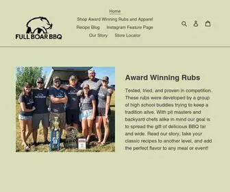 FullboarbbQproducts.com(Full Boar BBQ) Screenshot