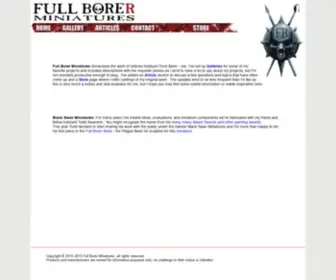 Fullborerminiatures.com(Full Borer Miniatures) Screenshot