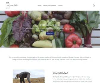 Fullcellarfarmoregon.com(Full Cellar Farm) Screenshot