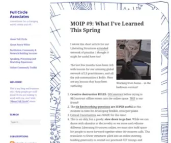Fullcirc.com(Full Circle Associates) Screenshot