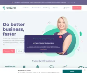 Fullcircl.com(FullCircl is a Customer Lifecycle Intelligence (CLI)) Screenshot