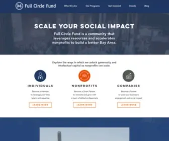 Fullcirclefund.org(Learn more about Full Circle Fund. Our nonprofit) Screenshot